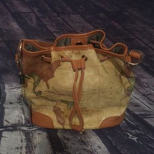 Nucelle Bags - Nucelle Drape Map Bucket Bag Nucelle Bags - Nucelle Drape Map Bucket Bag